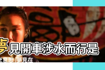 【周公解夢夢見開車涉水】夢見開車涉水而行是什麼意思 |夢見在水裡開車 |夢見開車涉水而行是什麼意思 |