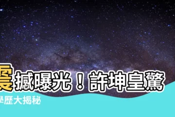 【許坤皇學歷】震撼曝光！許坤皇驚人學歷大揭秘