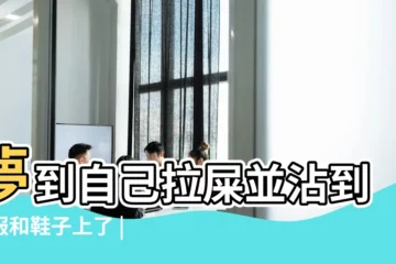 【做夢衣服上鞋上有屎】夢到自己拉屎並沾到衣服和鞋子上了 |做夢鞋上踩屎了 |夢見鞋沾屎 |