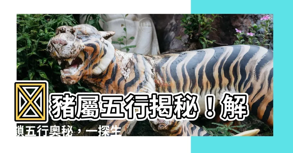 【豬屬五行】✨豬屬五行揭秘！解鎖五行奧秘，一探生肖豬命理！✨