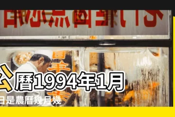 【公曆1994年1月24號陰曆是幾號】公曆1994年1月24日是農曆幾月幾號 |1994 |年公曆與農曆日期對照表 |