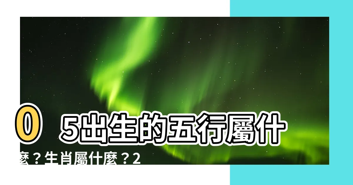 【05屬什麼】05出生的五行屬什麼？生肖屬什麼？2005年是什麼命解答！