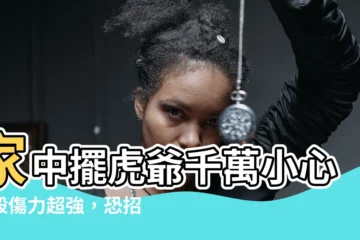 【家裡可以放虎爺嗎】家中擺虎爺千萬小心！殺傷力超強，恐招血光、破財
