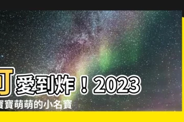 【2023寶寶小名】可愛到炸！2023兔寶寶萌萌的小名寶典，一秒融化你的心