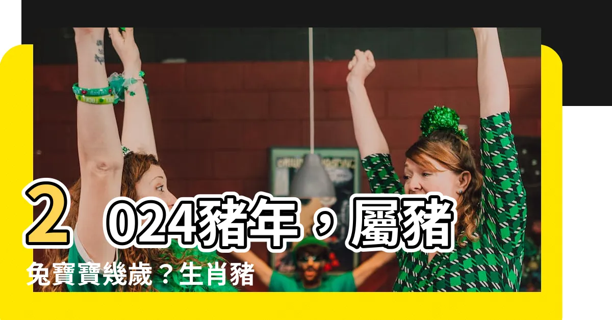【生肖 豬】2024豬年，屬豬兔寶寶幾歲？生肖豬性格分析，超神準！