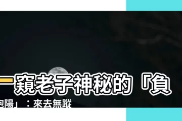 【負陰抱陽的意思】一窺老子神秘的「負陰抱陽」：來去無蹤、捉摸不定的宇宙大道
