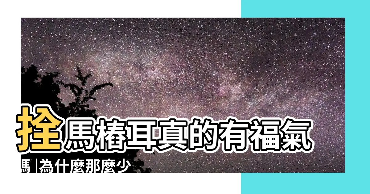 【副耳面相】拴馬樁耳真的有福氣嗎 |為什麼那麼少人有 |都有哪些説法 |