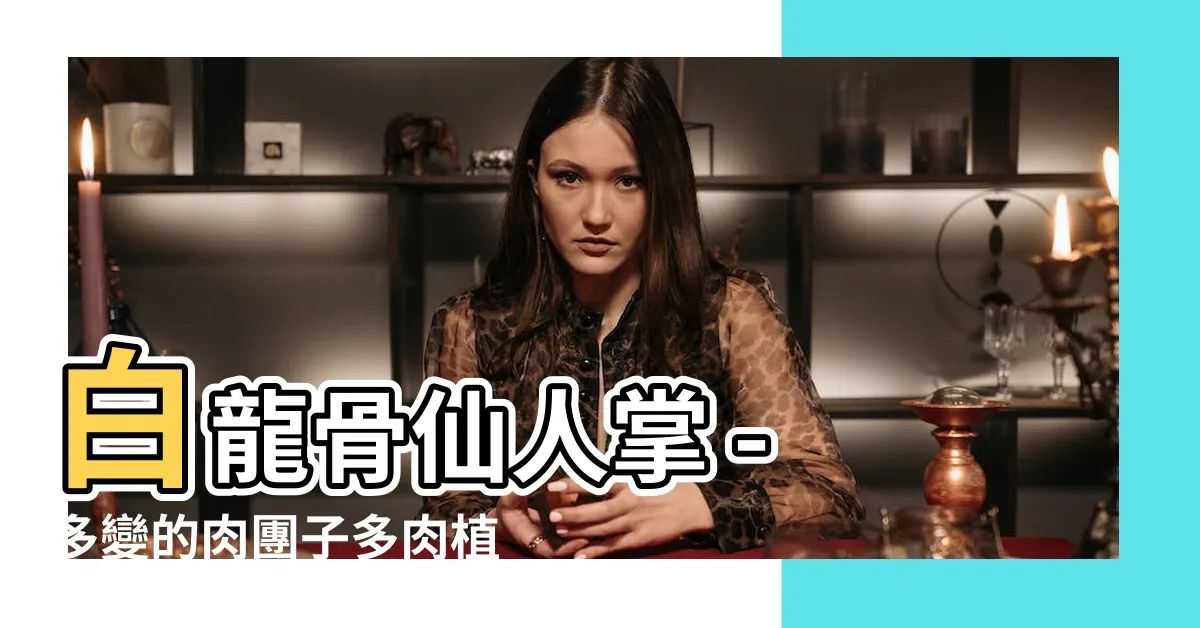 【白龍骨仙人掌】白龍骨仙人掌 - 多變的肉團子多肉植物讓你驚艷