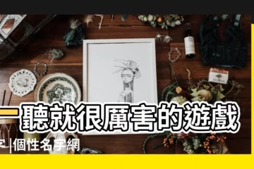 【霸氣的個性遊戲名字大全】一聽就很厲害的遊戲名字 |個性名字網 |霸氣的遊戲名字大全 |