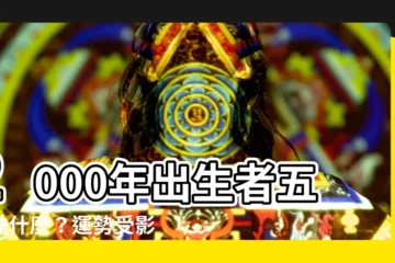 【2000年五行缺什麼】2000年出生者五行缺什麼？運勢受影響了嗎？