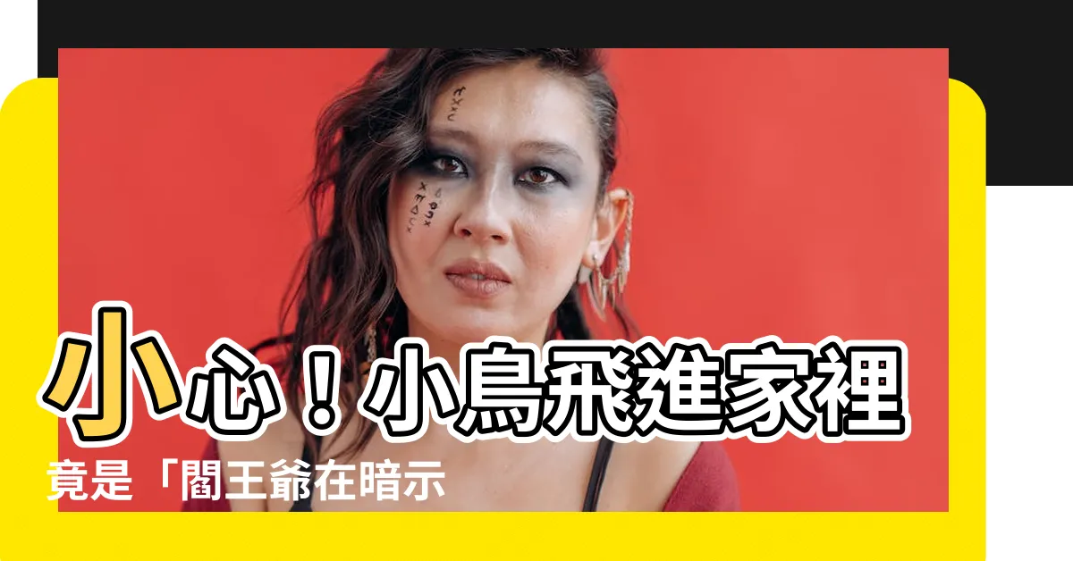 【小鳥飛進家裡】小心！小鳥飛進家裡竟是「閻王爺在暗示」這件事？
