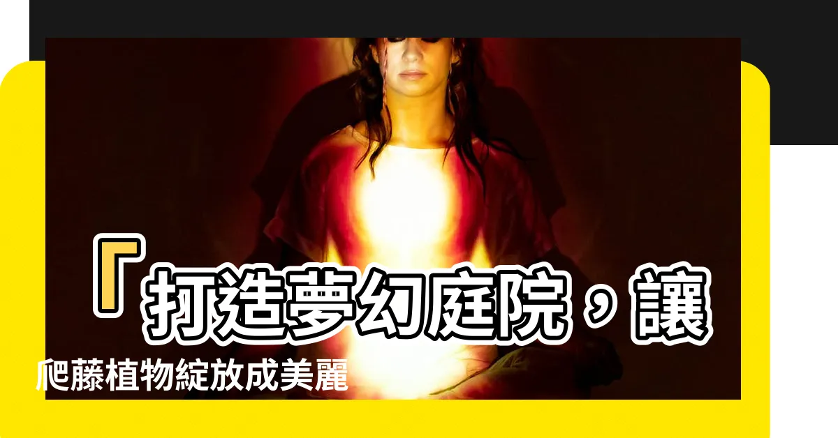 【爬藤植物】「打造夢幻庭院，讓爬藤植物綻放成美麗瀑布景觀！」
