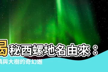 【西螺地名由來】揭秘西螺地名由來：小鎮與大樹的奇幻邂逅