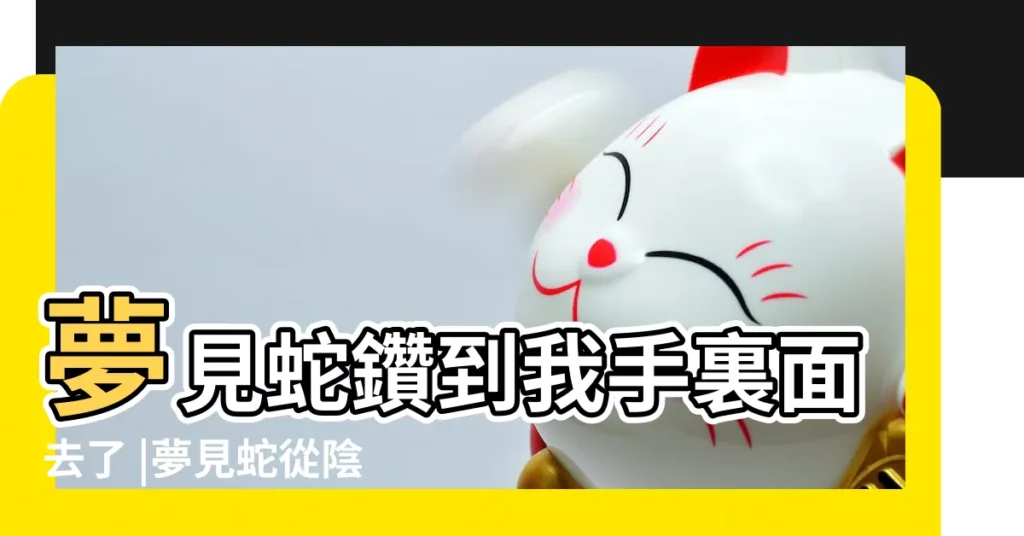 夢見蛇鑽到我手裏面去了 |夢見蛇從陰道鑽進身體蛇鑽陰道是什麼意思 |周公解夢 |【夢到蛇鑽進身體裏面了】