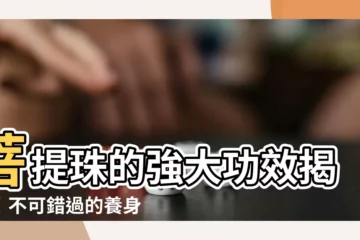 【菩提珠功效】菩提珠的強大功效揭曉！不可錯過的養身心靈寶物