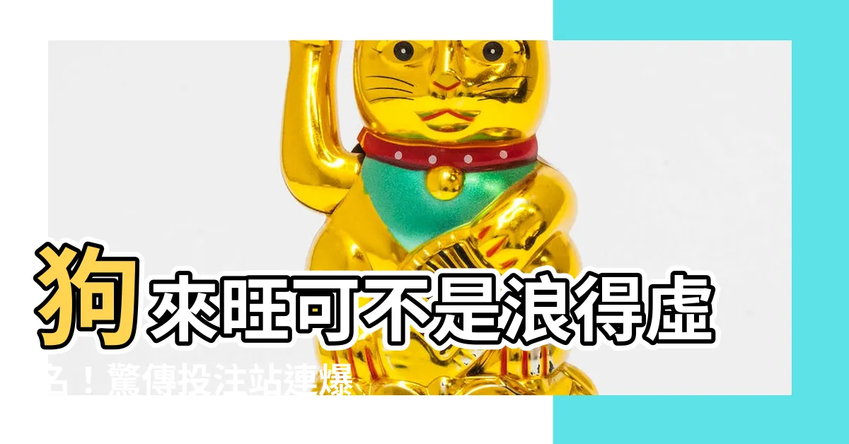 【狗來旺】狗來旺可不是浪得虛名！驚傳投注站連爆兩個百萬大獎