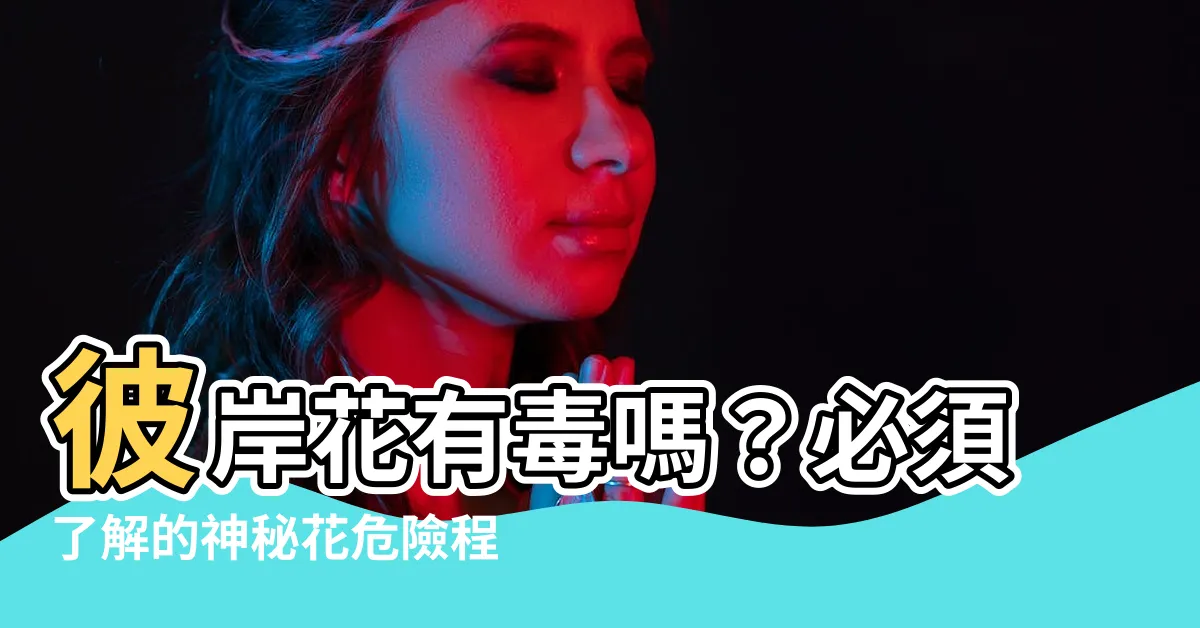【彼岸花有毒嗎】彼岸花有毒嗎？必須瞭解的神秘花危險程度