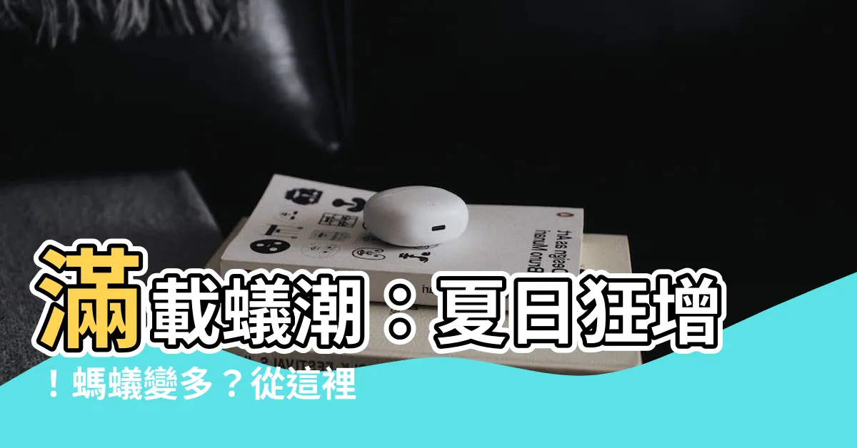 【螞蟻變多】滿載蟻潮：夏日狂增！螞蟻變多？從這裡開始有效除蟻