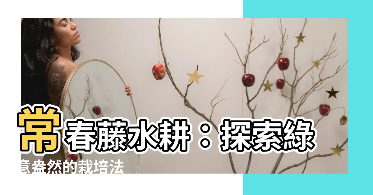 【常春藤水耕】常春藤水耕：探索綠意盎然的栽培法