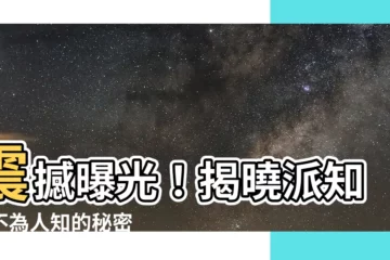 【派知道】震撼曝光！揭曉派知道不為人知的秘密