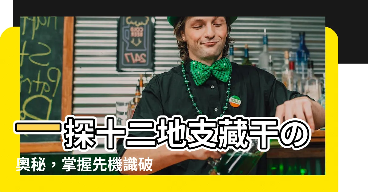 【十二地支藏幹】一探十二地支藏幹の奧秘，掌握先機識破五行密碼