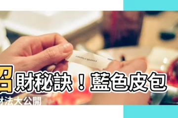 【藍色皮包】招財秘訣！藍色皮包聚財法大公開