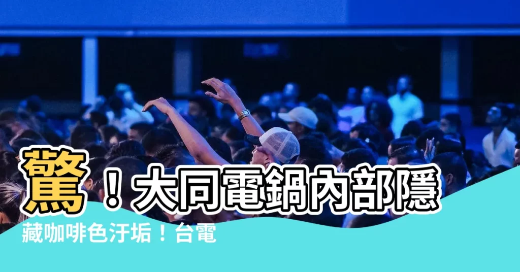 【大同電鍋內部】驚！大同電鍋內部隱藏咖啡色汙垢！台電官方親授兩大神器秒解決