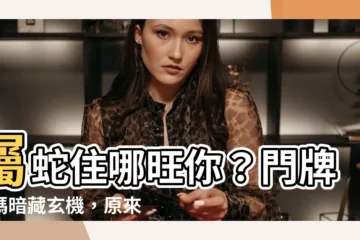 【屬蛇 門牌號碼】屬蛇住哪旺你？門牌號碼暗藏玄機，原來這數字住著發財又平安！