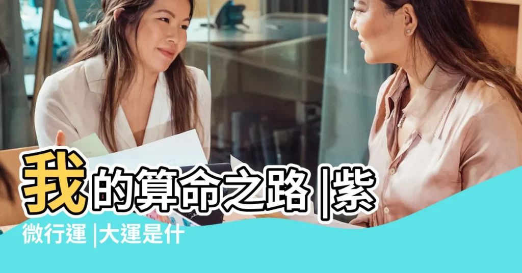我的算命之路 |紫微行運 |大運是什麼意思 |【大運是指好運嗎】