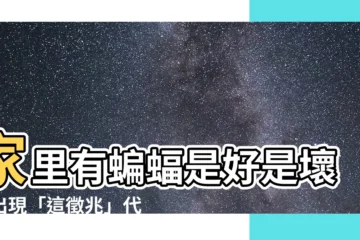 【家裏有蝙蝠是好是壞】家裏有蝙蝠是好是壞？出現「這徵兆」代表財運亨通，讓你暴富！