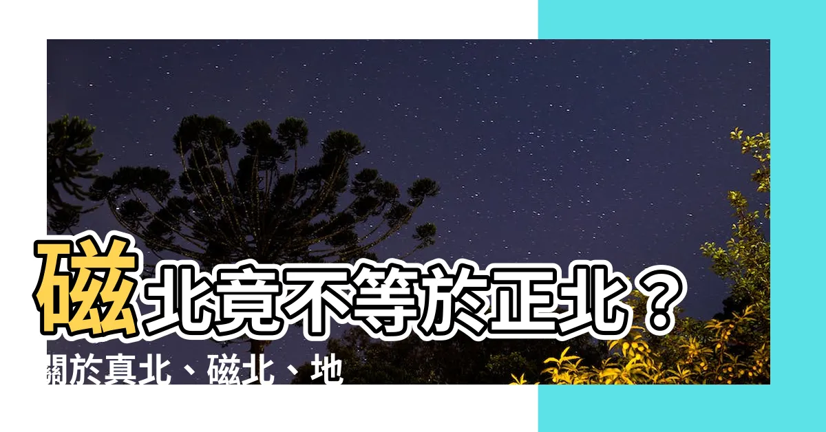 【磁北 正北】磁北竟不等於正北？關於真北、磁北、地球磁場給你一次搞懂
