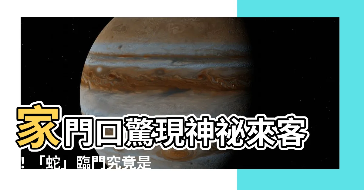 【家門口有蛇】家門口驚現神秘來客！「蛇」臨門究竟是福是禍？