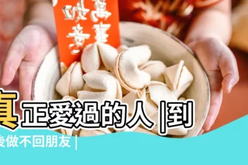 【愛過的人分手後】真正愛過的人 |到最後做不回朋友 |只能做最熟悉的陌生人嗎 |