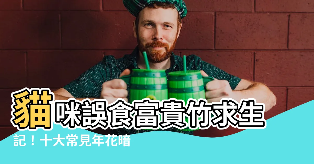 【富貴竹 貓】貓咪誤食富貴竹求生記！十大常見年花暗藏致死危機