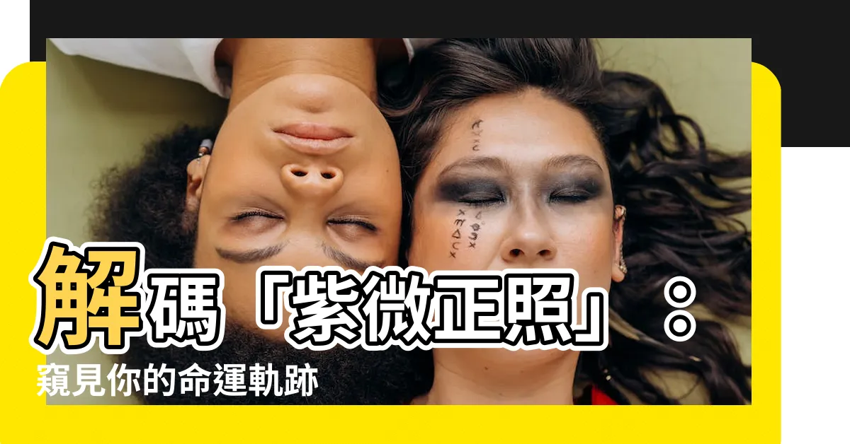 【紫微正照】解碼「紫微正照」：窺見你的命運軌跡