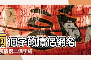 【浪漫的2個字遊戲名】兩個字的情侶網名 |浪漫情侶二個字網名 |2個字的情侶遊戲名字大全 |