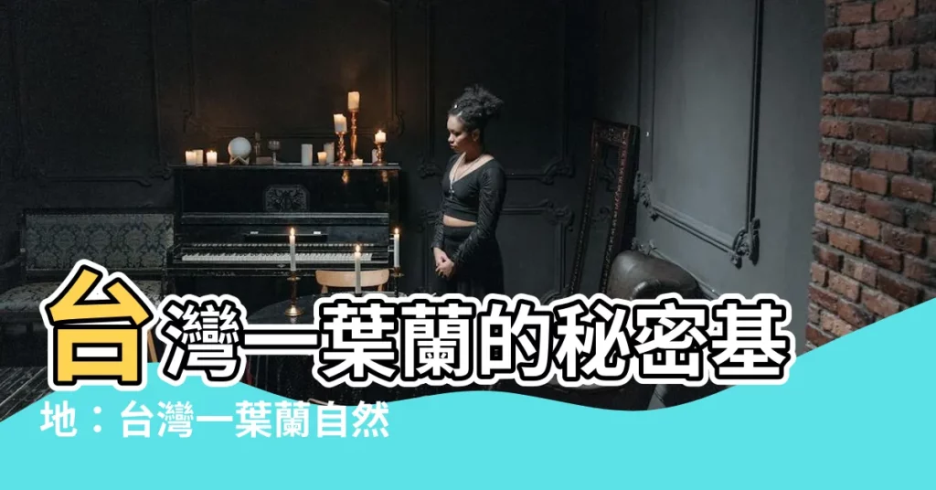 【一葉蘭】台灣一葉蘭的秘密基地：台灣一葉蘭自然保留區