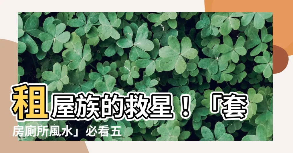 【套房廁所風水】租屋族的救星！「套房廁所風水」必看五重點，提升運勢非夢事！