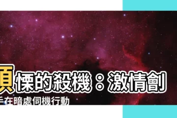 【激情劊子手】顫慄的殺機：激情劊子手在暗處伺機行動