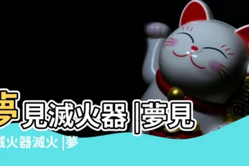 【周公解夢夢見滅火器】夢見滅火器 |夢見用滅火器滅火 |夢見滅火器 |