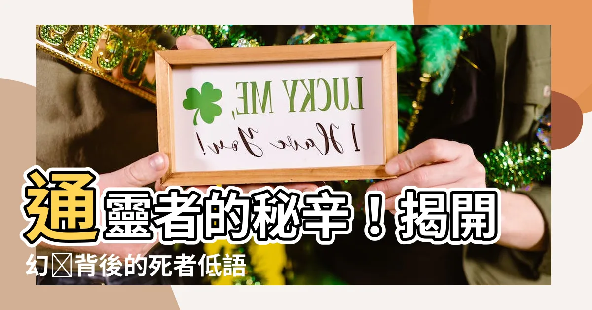 【通靈者】通靈者的秘辛！揭開幻聴背後的死者低語