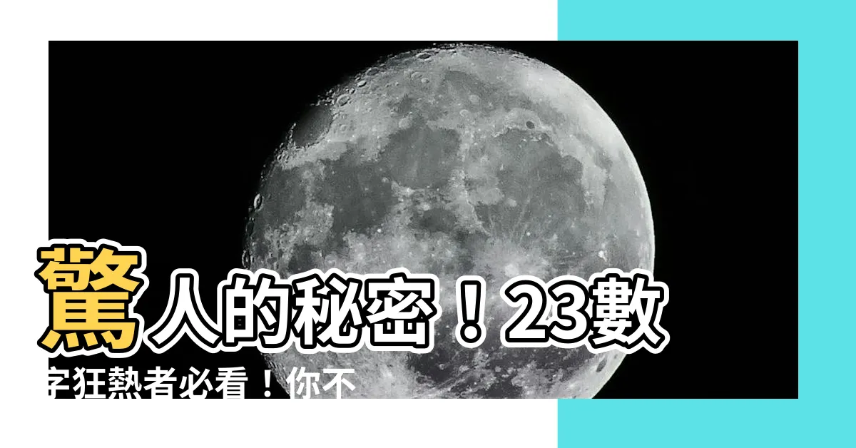 【23數字】驚人的秘密！23數字狂熱者必看！你不可不知的23數字真相
