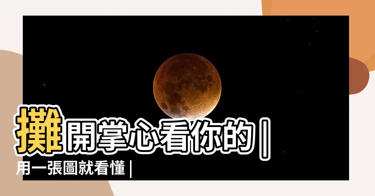 【如何知道自己氣場】攤開掌心看你的 |用一張圖就看懂 |紅色活力 |