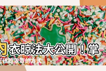【內衣晾法】內衣晾法大公開！掌握正確晾罩罩的方式，輕鬆延長內衣壽命