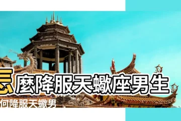 【降服天蠍男的方法】怎麼降服天蠍座男生 |如何降服天蠍男 |如何正確挽回天蠍男 |