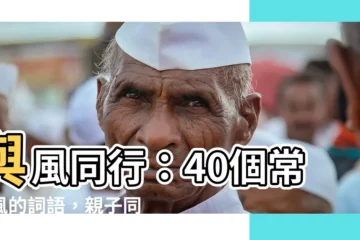 【風的詞語】與風同行：40個常見風的詞語，親子同樂學！