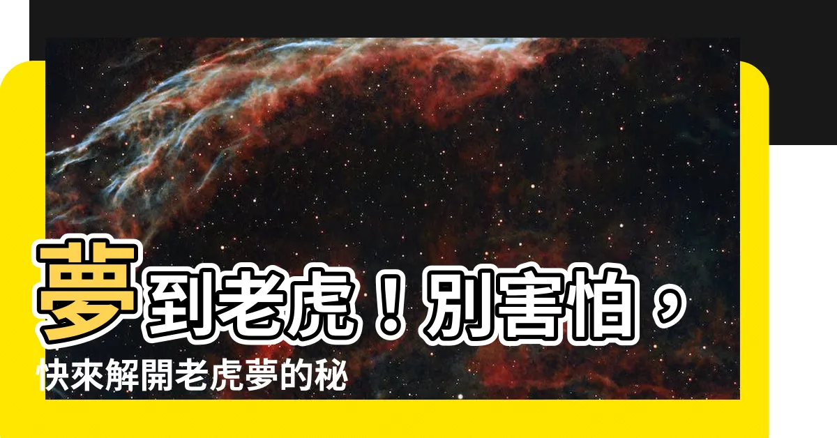 【夢到老虎】夢到老虎！別害怕，快來解開老虎夢的秘密