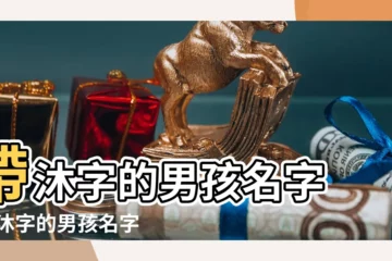 【帶沐的小男孩名字】帶沐字的男孩名字 |帶沐字的男孩名字 |含沐字男寶寶名字大全 |
