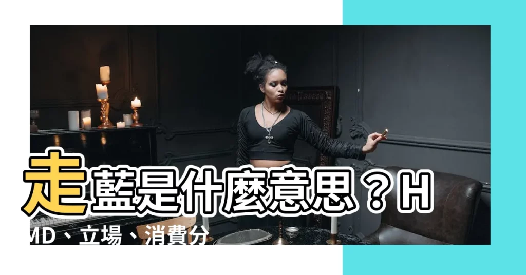 【走藍是什麼意思】走藍是什麼意思?HMD、立場、消費分黃藍讓你秒懂!