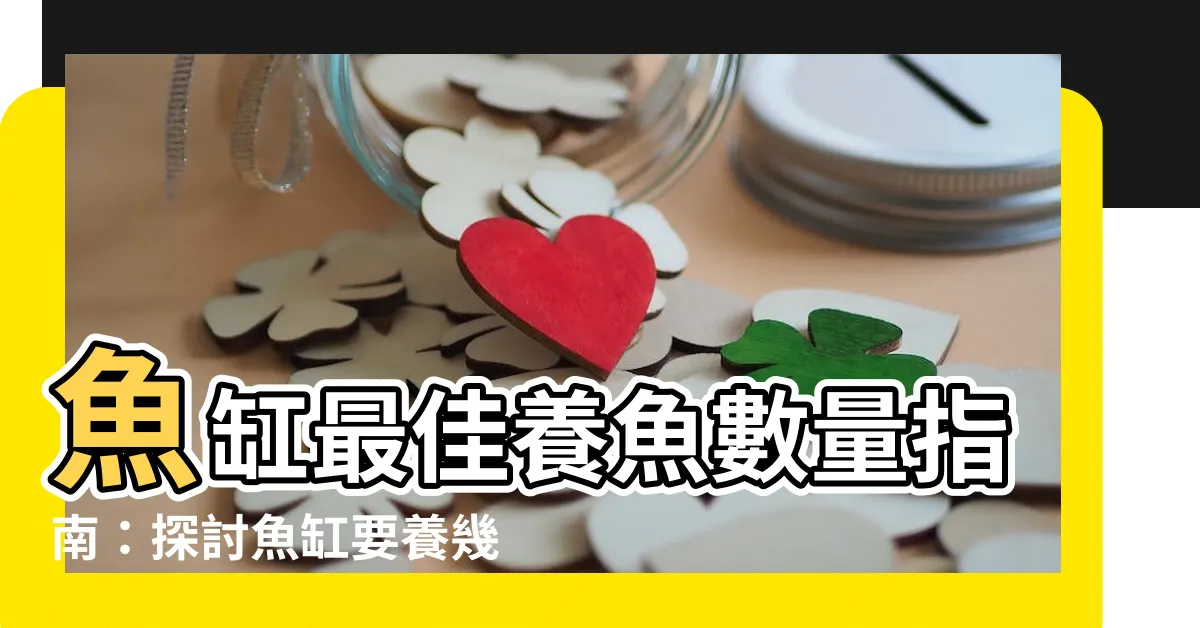 【魚缸要養幾隻魚】魚缸最佳養魚數量指南：探討魚缸要養幾隻魚才符合風水